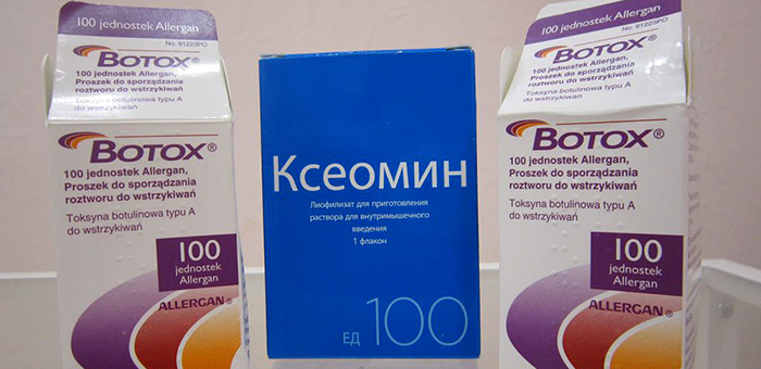 Chuẩn bị Botox và Dysport