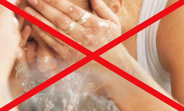 Interdiction de laver à l'eau chaude