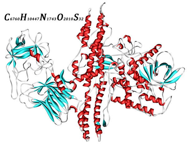 Formule de molécule de toxine botulique