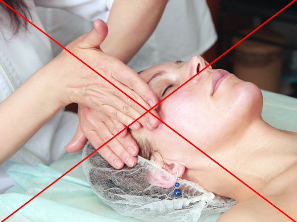 Interdiction des massages du visage après un traitement au botulinum
